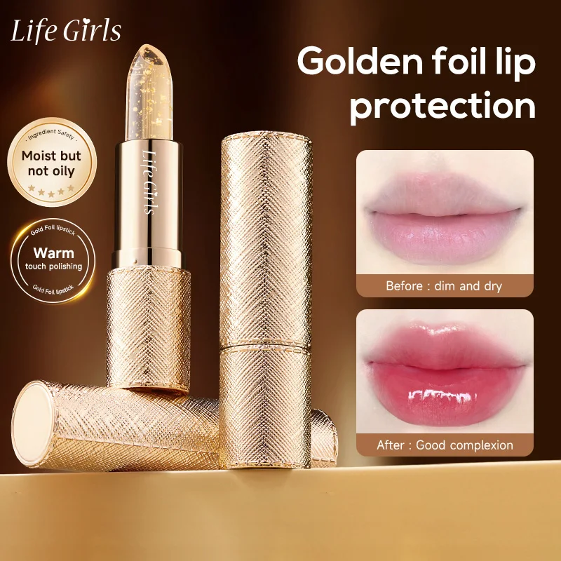 Life Girls Lip Blush Temperature Color Changing Moisturizing Lipstick Balm, Hydrating Nourishing Long Lasting Makeup