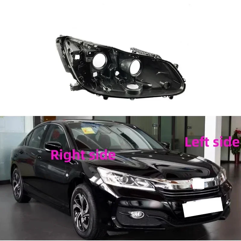 Headlight Base for Honda Accord 9.5 Generation 2016 2017 Headlamp House Car Rear Base Front Auto Headlight Back House