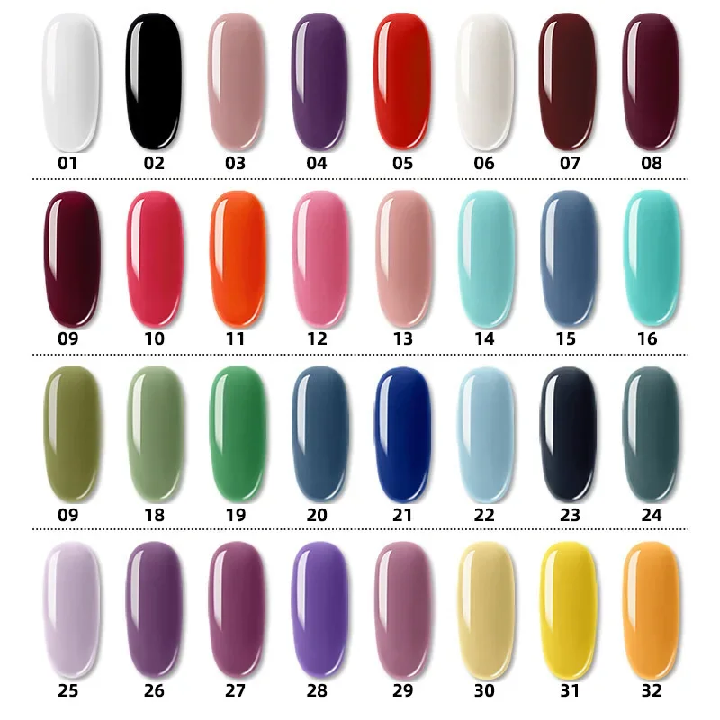 Gel Nagellak 8Ml Semi-Permanente Uv Lak Led Esmaltes Glitter Voor Manicure Nail Lijm Top Coat Primer nail Gel Art