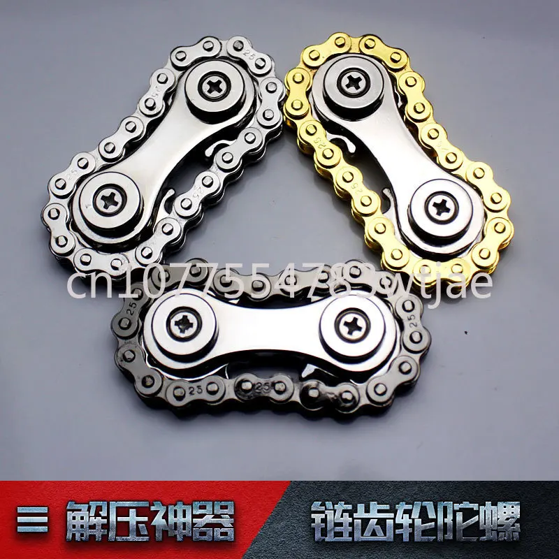 

Decompression tool, finger tip, gyroscope, gear chain, mechanical boredom, anxiety, metal decompression, black technology