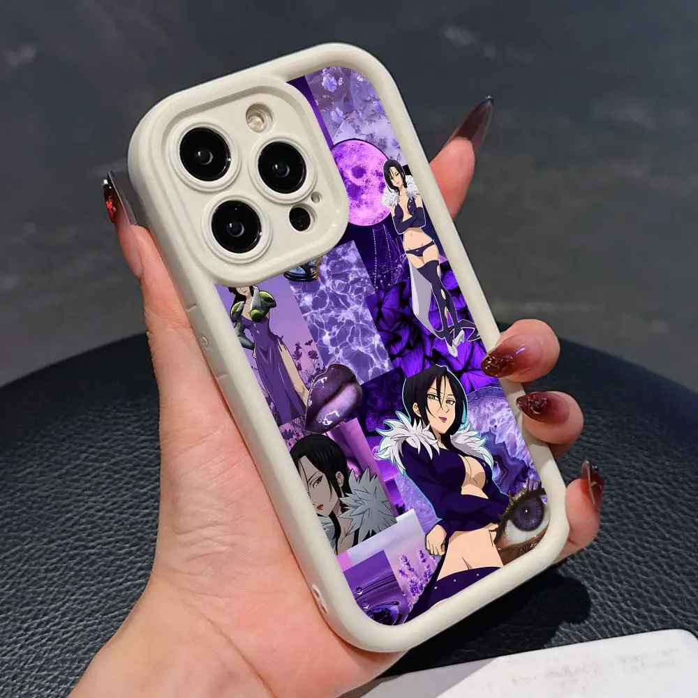 Seven Deadly Sins Merlin Phone Case for iPhone 18 17 16 15 14 13 12 11 Air Pro Max Plus White Soft TPU Shockproof Cover - view 2
