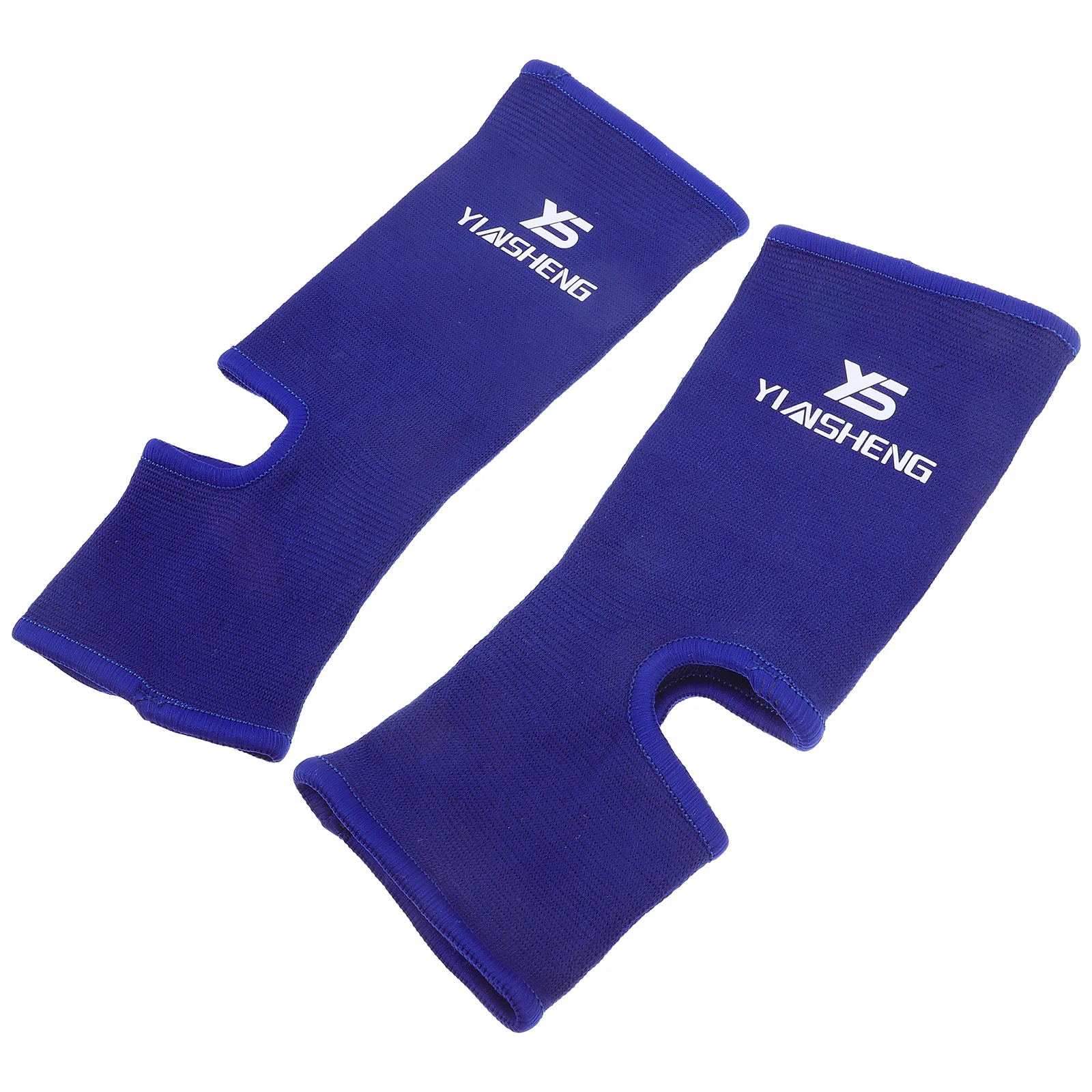 

Compression Ankle Covers Breathable Fabric Elastic Design Protective Sleeves Sports Supplies Blue L Practical Ankle Protector