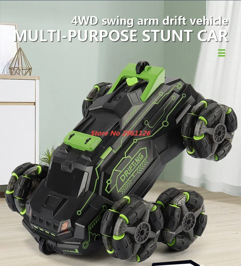 Six Wheel Spray RC Stunt Car Gesture Induction Deformation RC Racing Car Vehical Swing Arm Gravity Watch Control RC Racing Cars