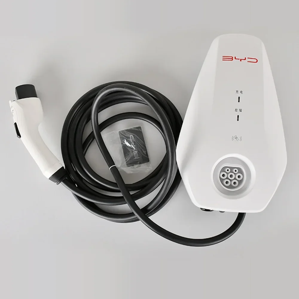 

Домашняя настенная зарядная станция BYD 3,5 кВт 7 кВт для BYD New Energy Car Song Tang Han EV DMi зарядное устройство