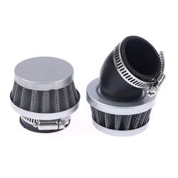 Motorcycle Black Air Filters 35Mm Universal Atv Scooter Pit Dirt Bike Stright Curved Right Mini Air Filter Cleaner