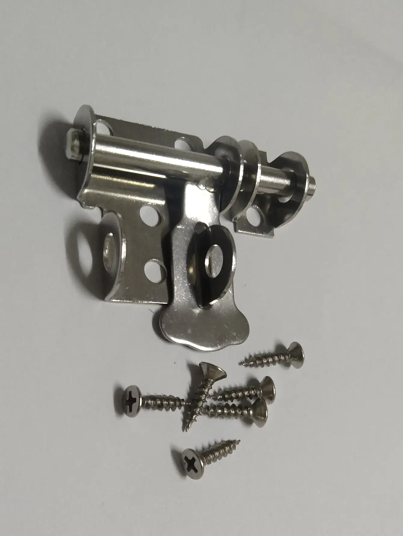 مزلاج باب من الفولاذ المقاوم للصدأ قفل باب المرحاض بوابة قفل أمان مسامير منزلقة مزلاج الأجهزة آلية انزلاق قفل بمشبك المنزل