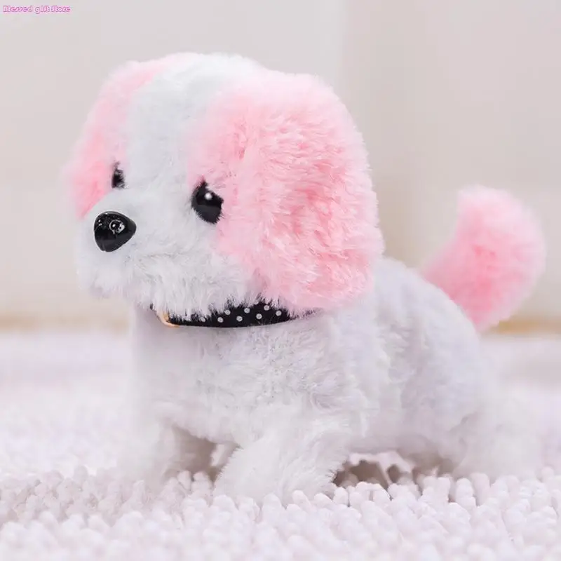 D0JC Welpenpuppe Spielzeugfigur für Weihnachten, Krabbelspielzeug für Kinder, Laufspielzeug