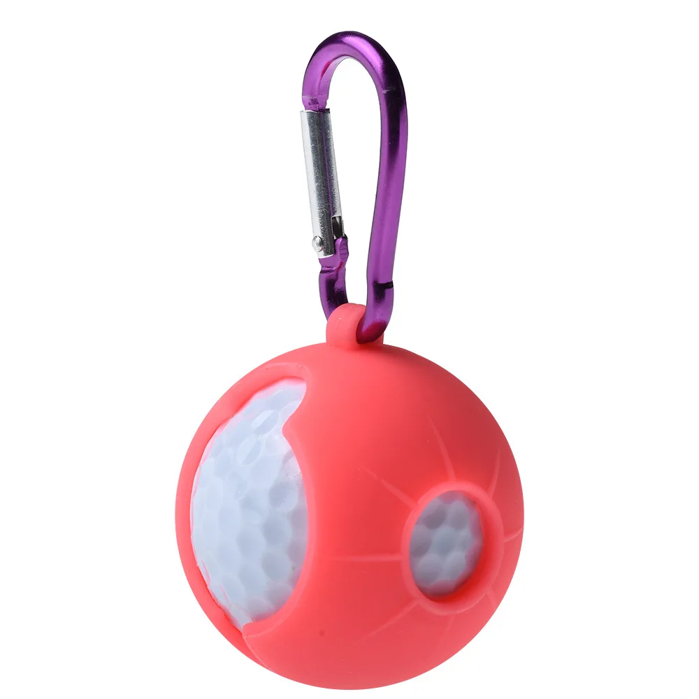 Golf Case GOLF Ball Protection Case Silicone Ball Case Ball Clip Mini Storage Bag Golf Supplies Golf Bag  골프용품 Portable Golf Bag