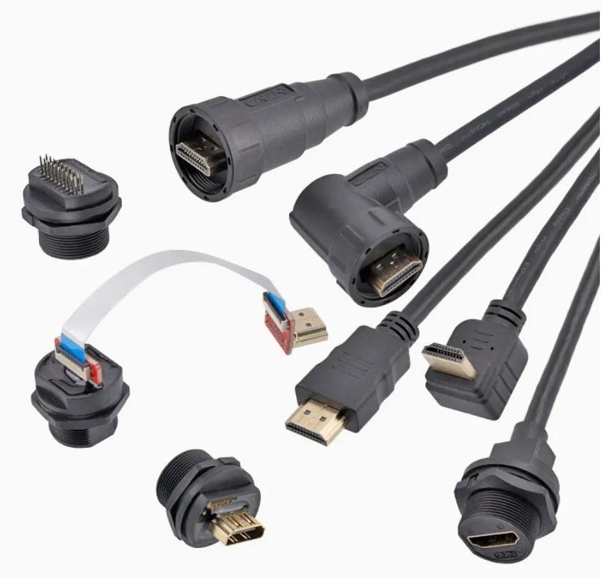 Водонепроницаемый-уличный-кабель-адаптер-hdtv-hdmi-с-циркулярным-c-образным-винтовым-креплением-для-шасси-шкафа