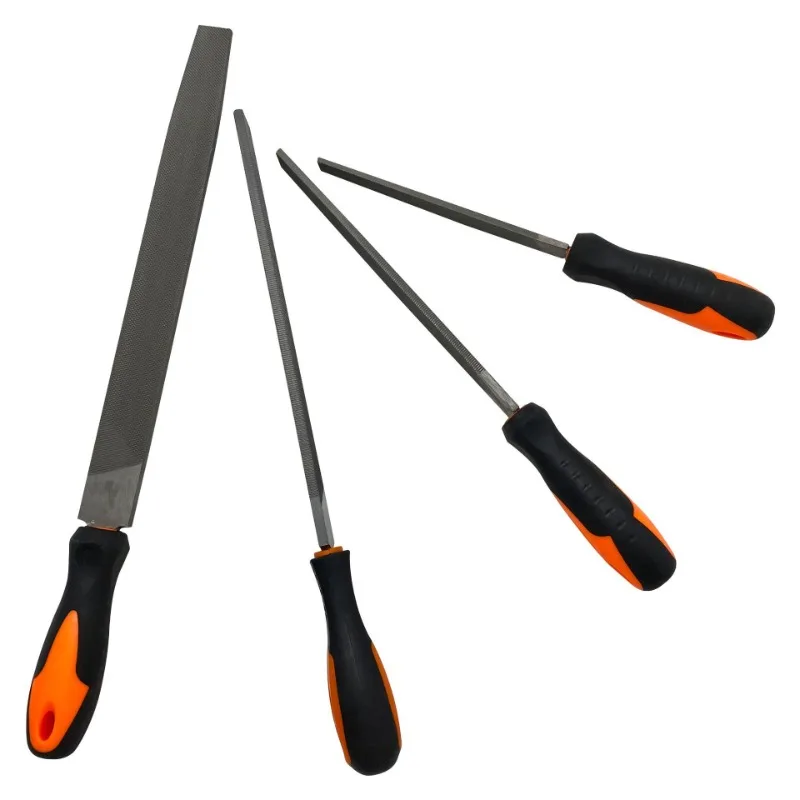 

Handle flat edge file steel file, high carbon steel polished plastic file