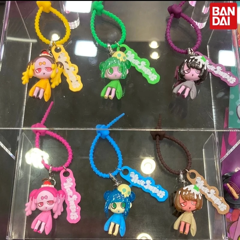

Bandai Virusweets Gashapon Dark Style Doll Charms Colorful Figures Bag Pendants Keychains For Bag Decoration Toy Collectibles