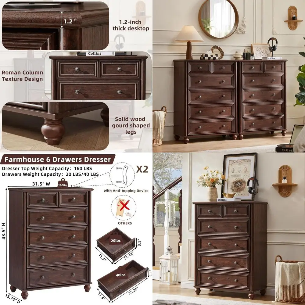 

Комплект детских комодов из орехового дерева 43.5, 2 тумбы с металлическими ручками, для хранения вещей в спальне, гостиной или прихожей