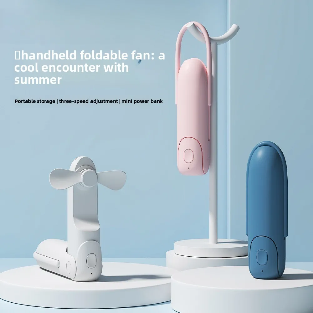 Multifunctional USB Cooler, LED Lamp & Portable Charger, Silent Desktop Gadget for Dorm Presents