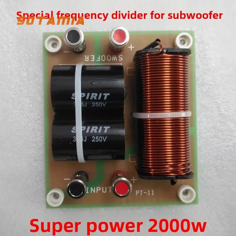 

SOTAMIA 1PCS Subwoofer Dedicated Frequency Divider 2000W Ultra High Power Subwoofer Frequency Divider Audio Speaker Home Theater