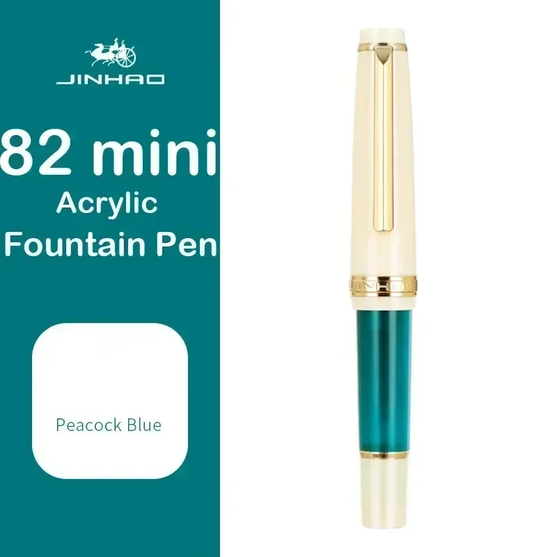 Jinhao 82 Mini Cute Short Portable Pocket Fountain Pen stationery  Calligraphy Practice Writing Business Pen School Supplies
