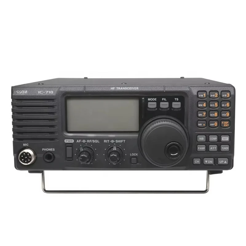 2026-Icom IC 718 HF Transceiver IC-718 Amateur Walkie Talkie Mobile Car Radio Speaker