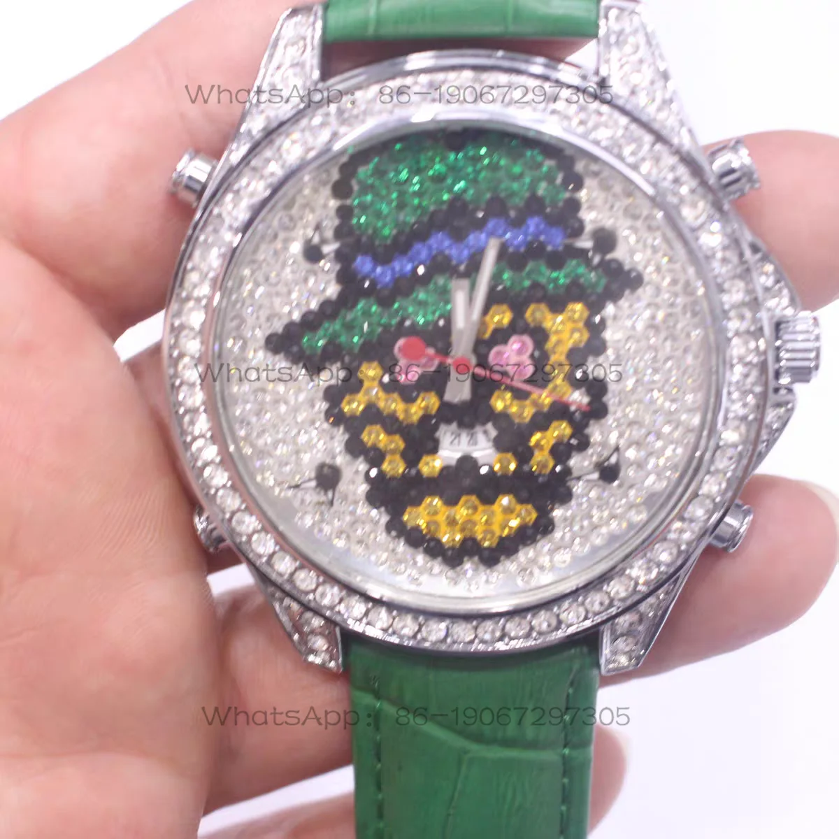 Watch Multi-movement Non-mainstream Hiphop Hip-hop Belt Girl Boy Quartz Watch