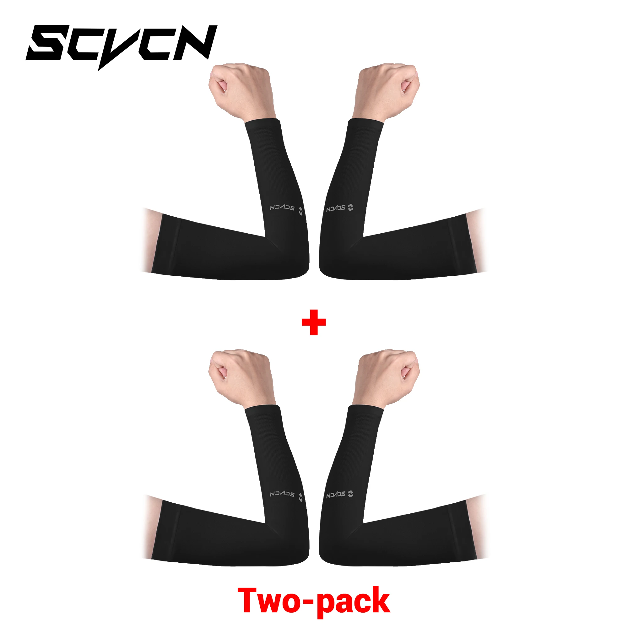SCVCN Men Women Outdoor Cycling Cover Cooling Fabric Hot UPF50+ Sleeve Hiking Fishing Running Biking Sun Protection Sleeves