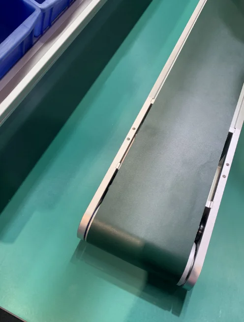 آلة نقل الحزام الصغيرة الفعالة خط تجميع صغير خط إنتاج حزام التوقيت خط تجميع المحرك الكهربائي