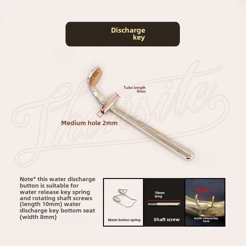 

Pipe pulling accessories, tenor trombone, pipe pulling accessories, trombone drain valve