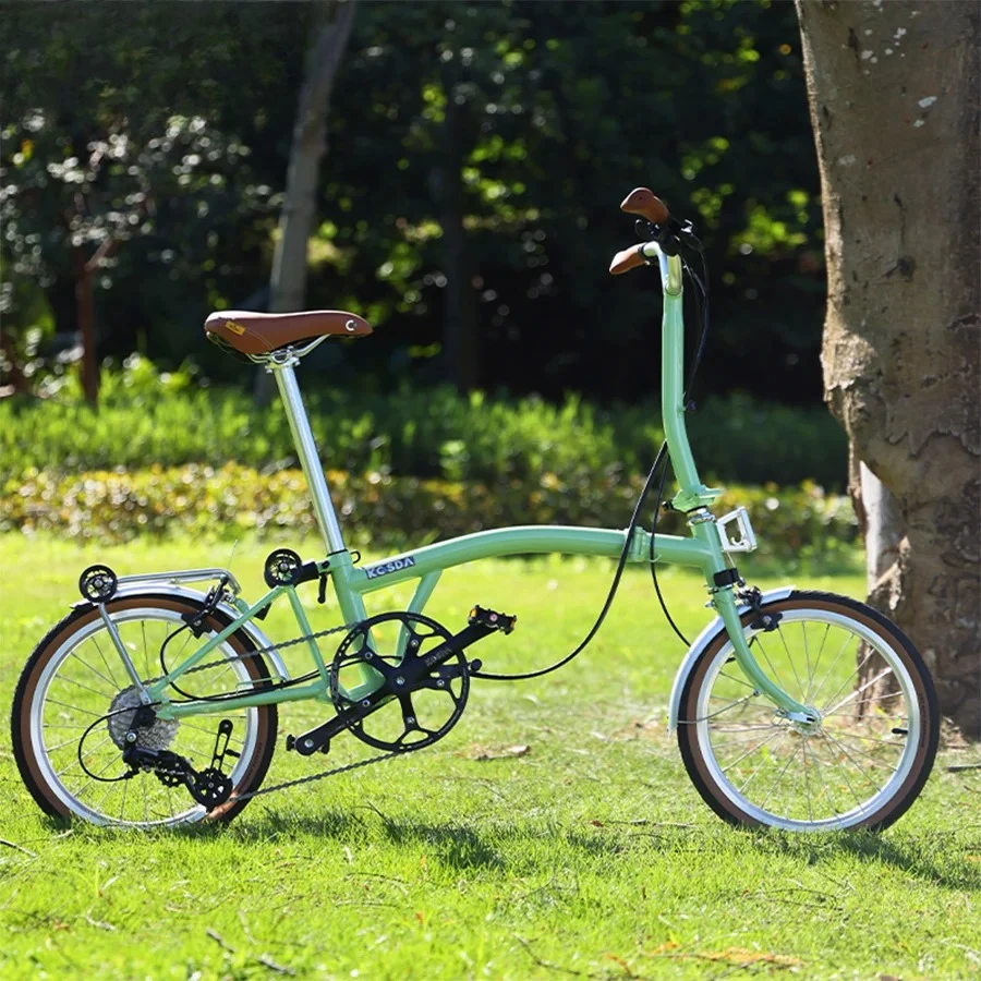 Chrome-molybdenum Steel Tri Fold Frame Dual C-Brake Portable 349 Wheel