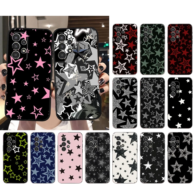 

Stars Art Phone Case For Samsung Galaxy A15 A35 A55 A52 A53 A54 A33 A34 A25 A05S A16 A14 A05 A13 M15 M55 M35