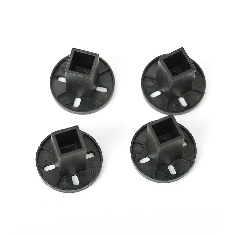 10Pcs black in-line plastic motor seat fixed-wing aircraft motor mounting seat 10mm simple mounting rack 22 series