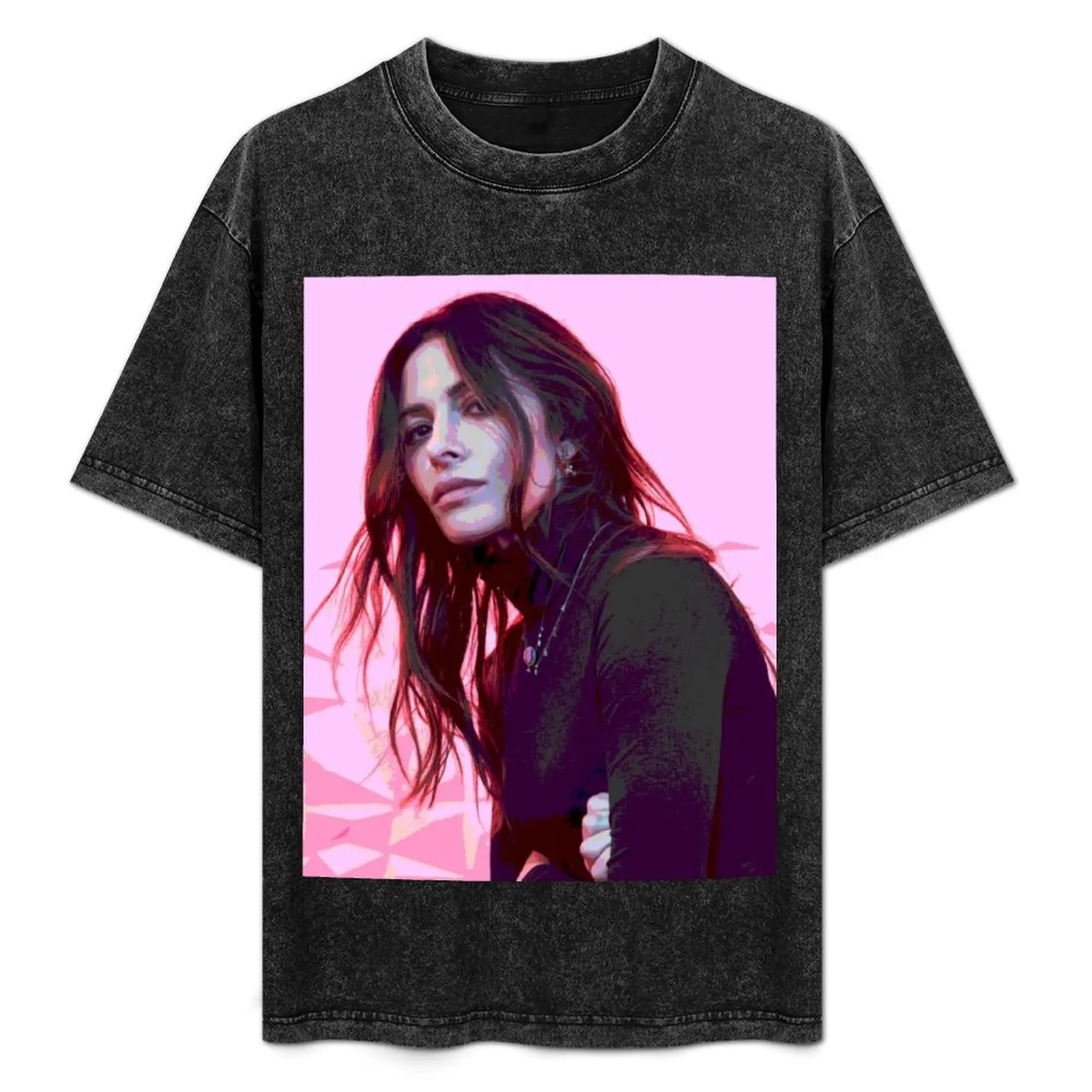 

Sarah Shahi Portrait T-Shirt boys whites vintage funny t shirts for men