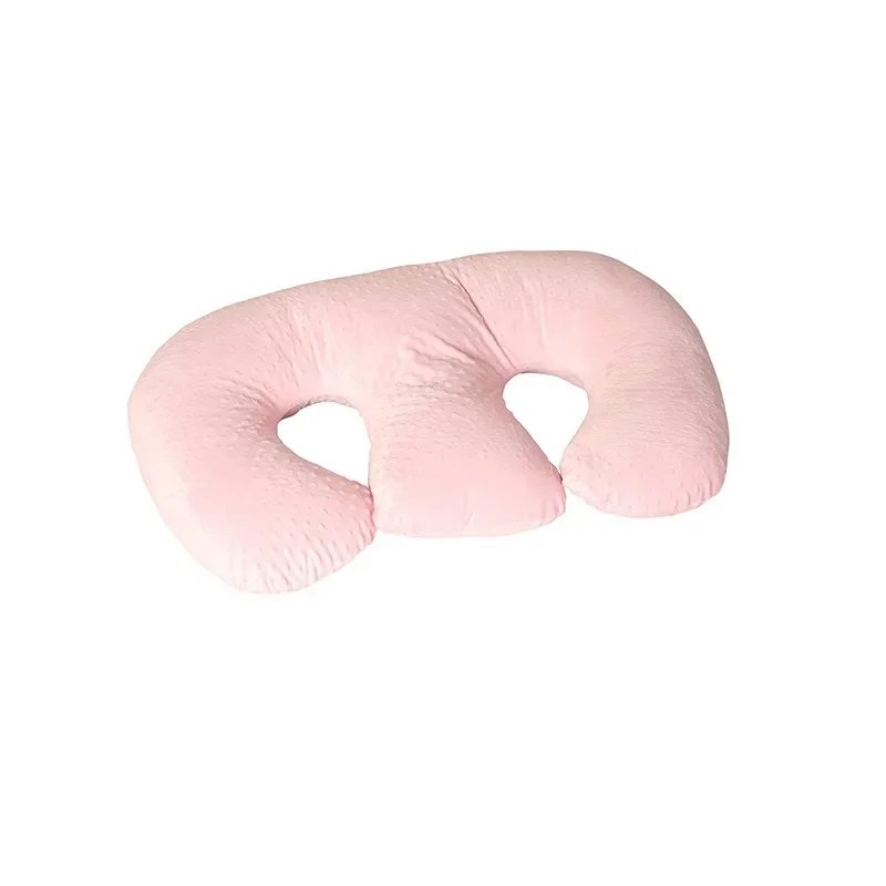 Baby Twin Pillow Nursing Breastfeeding Pillow Anti-spitting Feeding Cushions Baby Nest Suitable for Mothers to Feed Infants