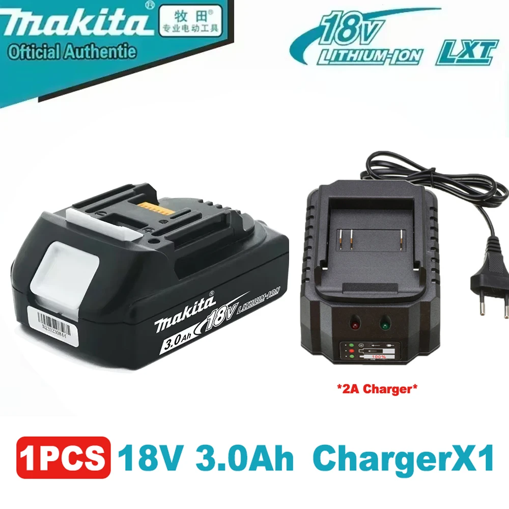 

Original Makita 3Ah/3.0Ah/3000mAh Makita 18V Battery BL1830B BL1850B BL1850 BL1840 BL1860 BL1815 Replacement Lithium Battery