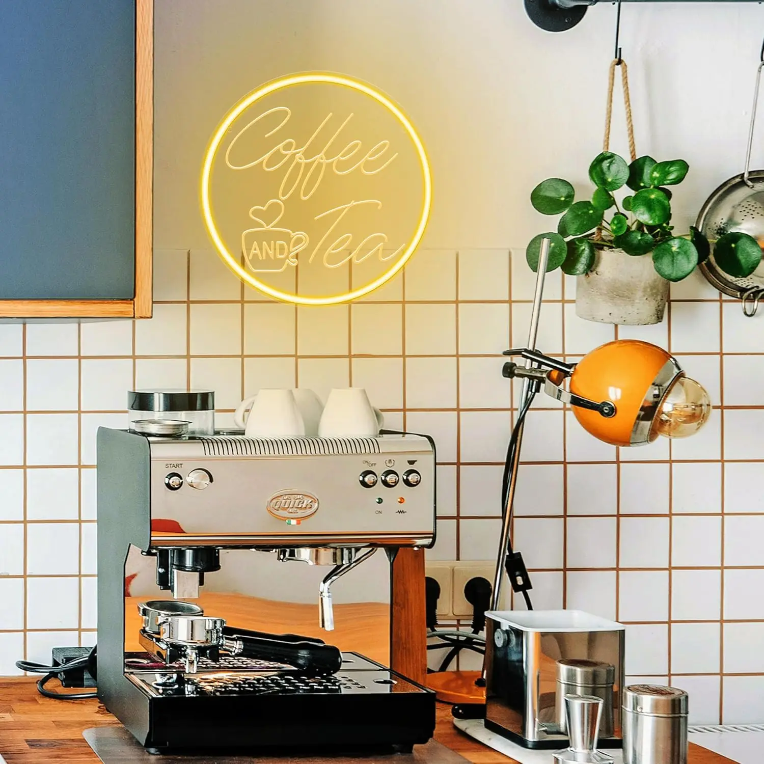 Letreros de neón para café y té, señal de luz LED para Estación de café, barra de té, los mejores regalos para entusiastas del té y café
