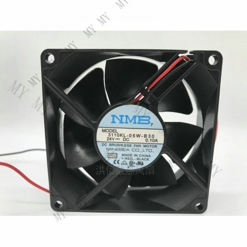 

TT FOR NMB 3110KL-05W-B30 DC24V 0.10A 8025 8CM 80mm inverter cooling fan