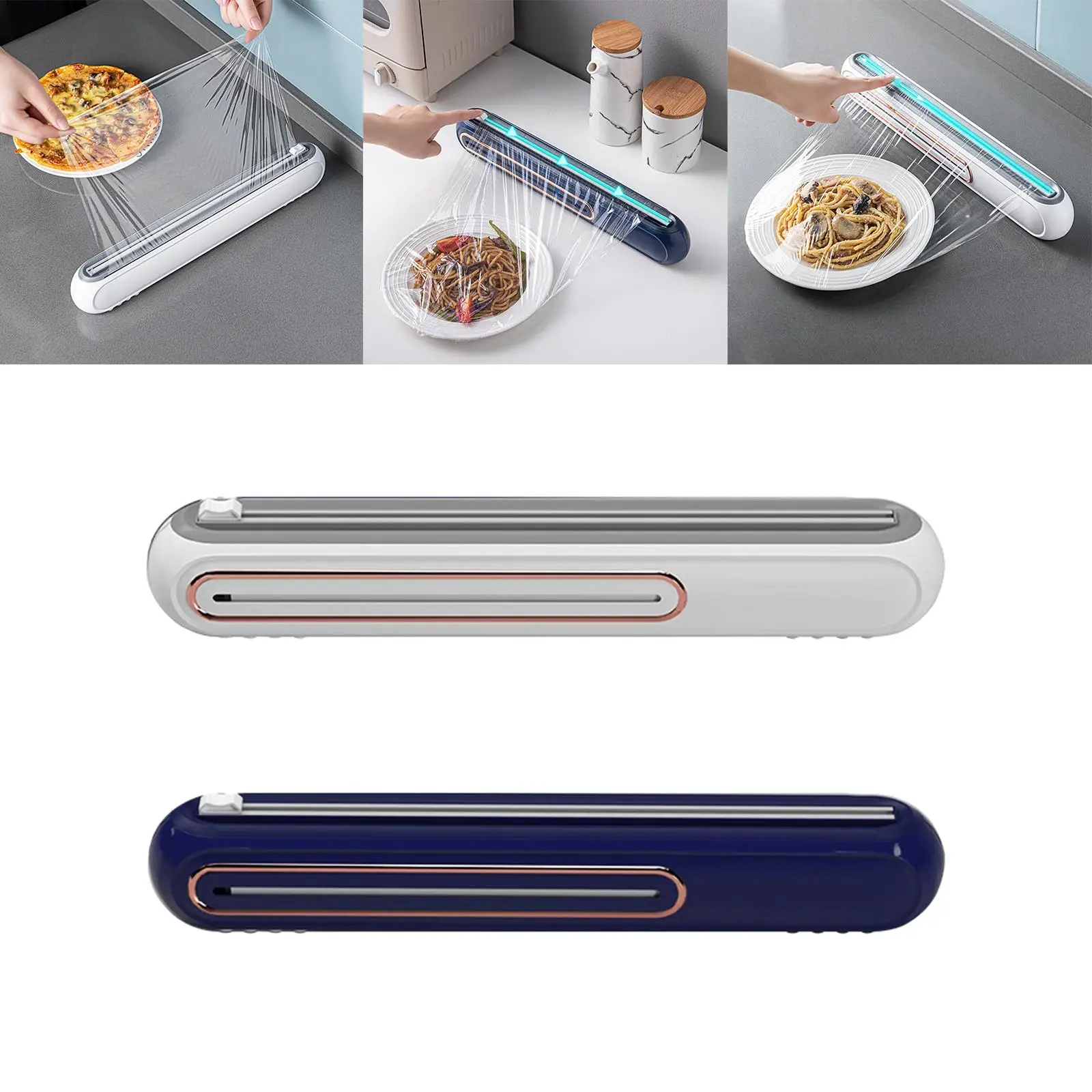 

Диспенсер для пищевой пленки, резак, многоразовая алюминиевая фольга, настенный пергамент для выпечки