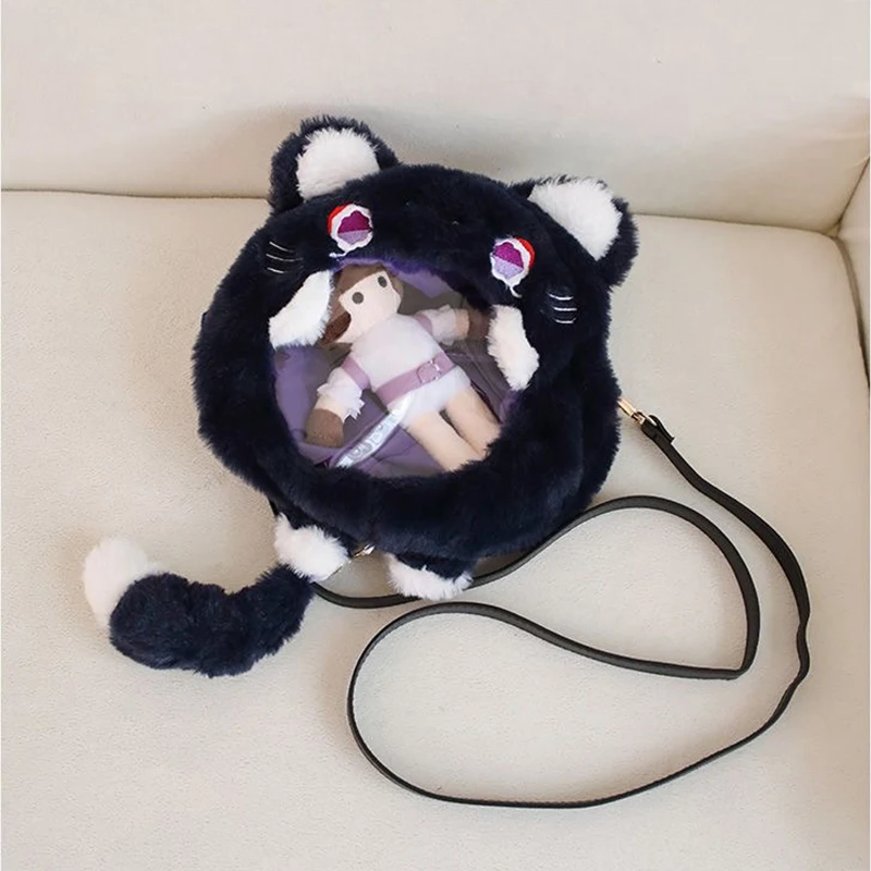 

Аниме Genshin Impact Scaramouche Cat Bag Косплей Сумки с животными Декор для вечеринки Kawaii Xiao Kazuha Tignari Кошельки Подарки для фанатов