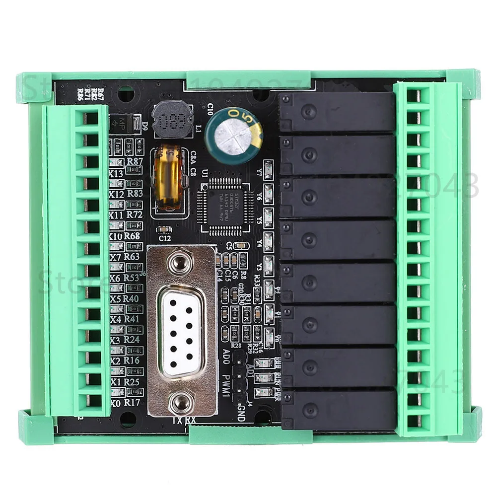 FX2N-20MR-232 PLC لوحة تحكم صناعية مع قذيفة للتوصيل محطة التتابع الناتج DC24V عالية السرعة العد التناظرية 2AD 0-10 فولت #4