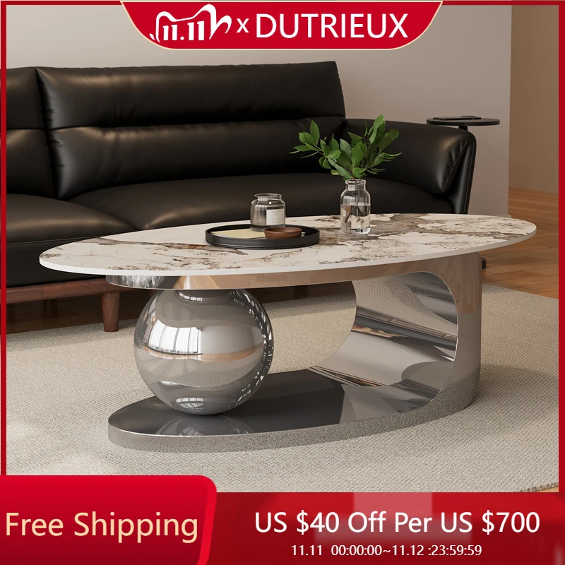 

Large Transparent Coffee Table Accent Nordic Luxury Design Creative Unique Side Table Rectangle Kaffee Tische Hotel Furniture