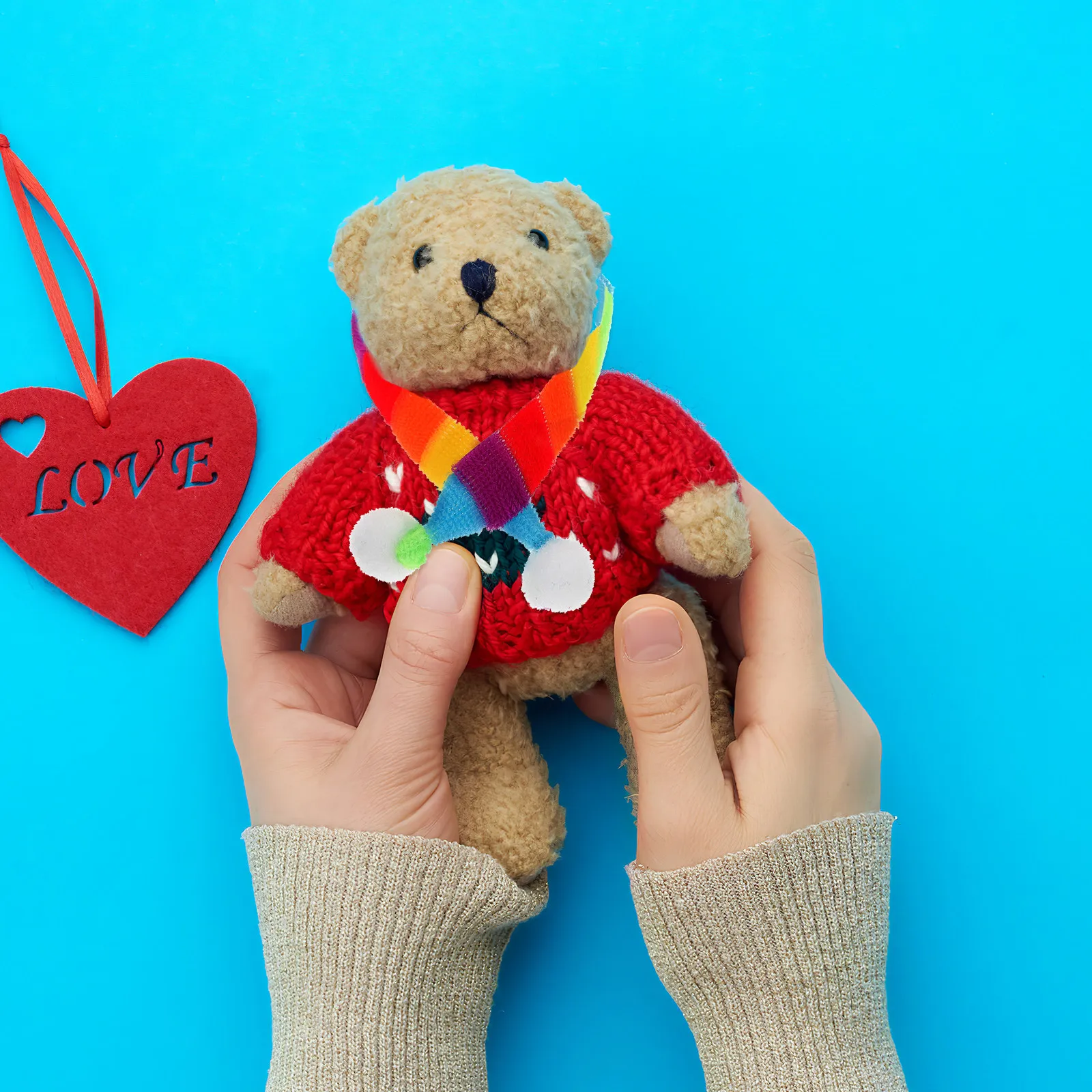 

20Pcs Christmas Mini Scarves Soft Delicate Decoration for Stuffed Snowman Ornaments Cute Home Party Supplies Delicate Scarves