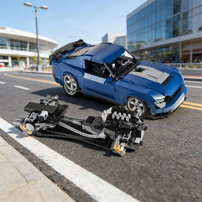 1002 PCS Race Car Building Kit High-Performance Car MOC Customize Modular Building Block Creative Design DIY Festival Toy Gift
