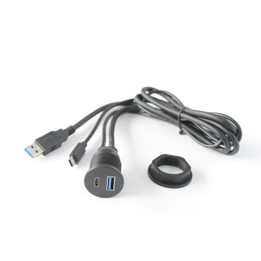For Car Dashboard 3.0 Male to Female Extension Cord with Support for Flush Mount Audio Installations For Car Dashboard