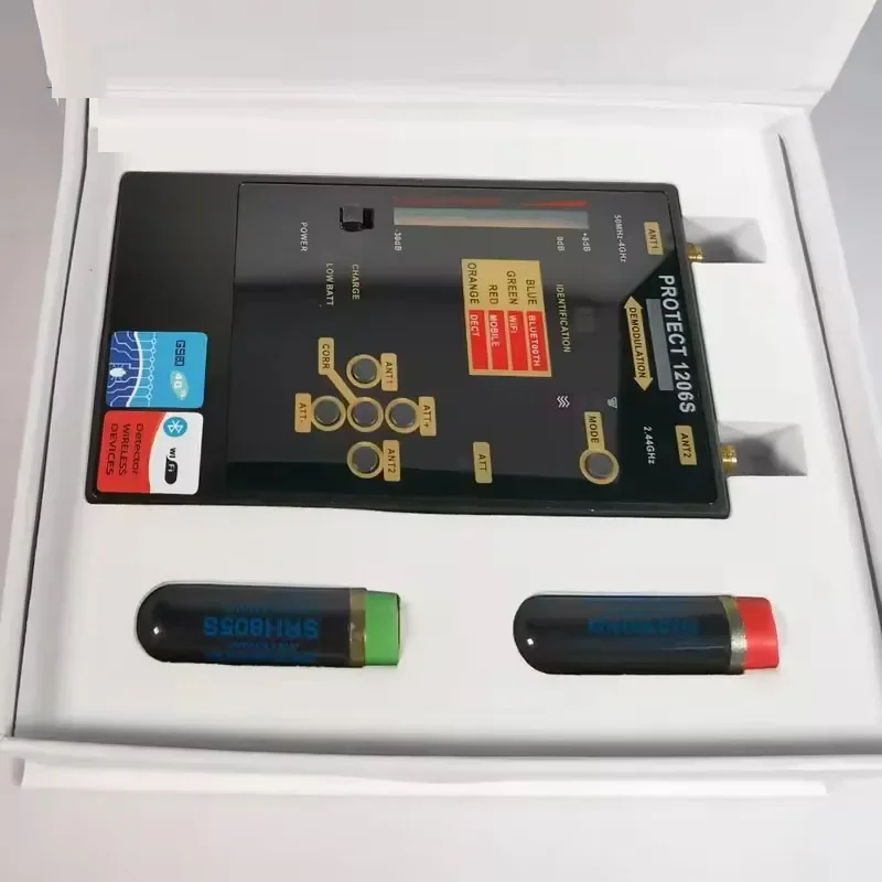 Scanner wireless per localizzazione GPS 1206S Rilevatore RF Scanner portatile per localizzazione anti GPS