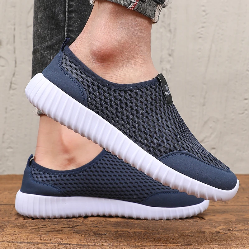 

Fashionable Men's Casual Mesh Shoes Walking Breathable Comfortable Anti Slip Mesh Shoes Tenis Masculino Hot Selling Trend Design