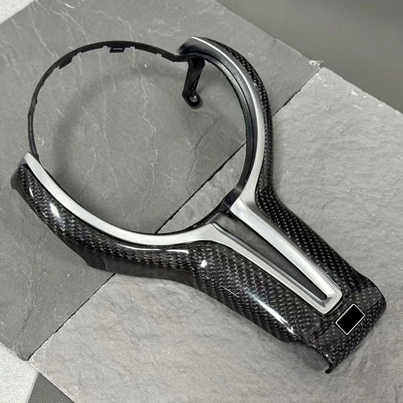 Geschikt voor BMW M4 M2 M3 F87 F80 F82 M6 F06 F12 F13 koolstofvezel M power auto stuurwiel vervanging trim auto-onderdelen