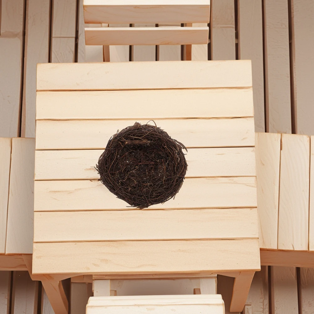 

Handmade Woven Rattan Ornament Hanging Decor For Indoor Outdoor Spaces Garden Decoration Craft For Cage Decorative Outdoor