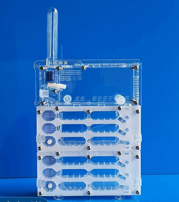New Ant farm with feeding area Unlimited Expansion Acrylic anthill Ant House with Water Tower Moisturizing Insect Box