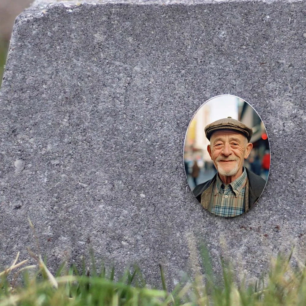 Tuile commémorative 2D plate (non 3D) personnalisée avec photo, 1 pièce, pour le Memorial Day - Cadeau de commémoration personnalisé, Décoration commémorative pour animaux de compagnie