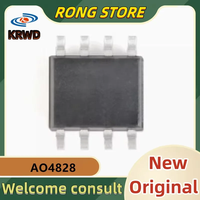 10 قطعة 4828 رقاقة جديدة ومبتكرة IC AO4828 SOIC-8 مزدوجة N قناة 60 فولت/4.5 أ