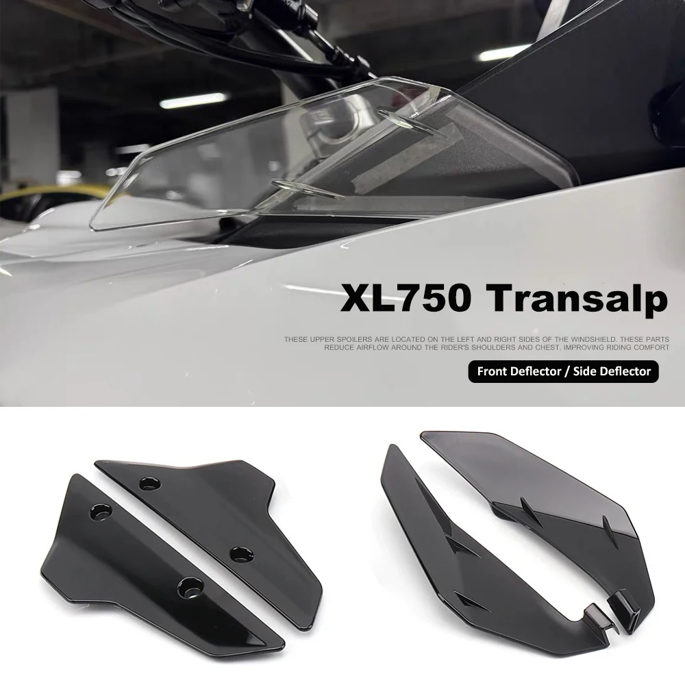 

2023-2025 2024 Side Deflector / Front Deflector Wind Deflector Front Windshield Windscreen Motorcycle For Honda XL750 Transalp