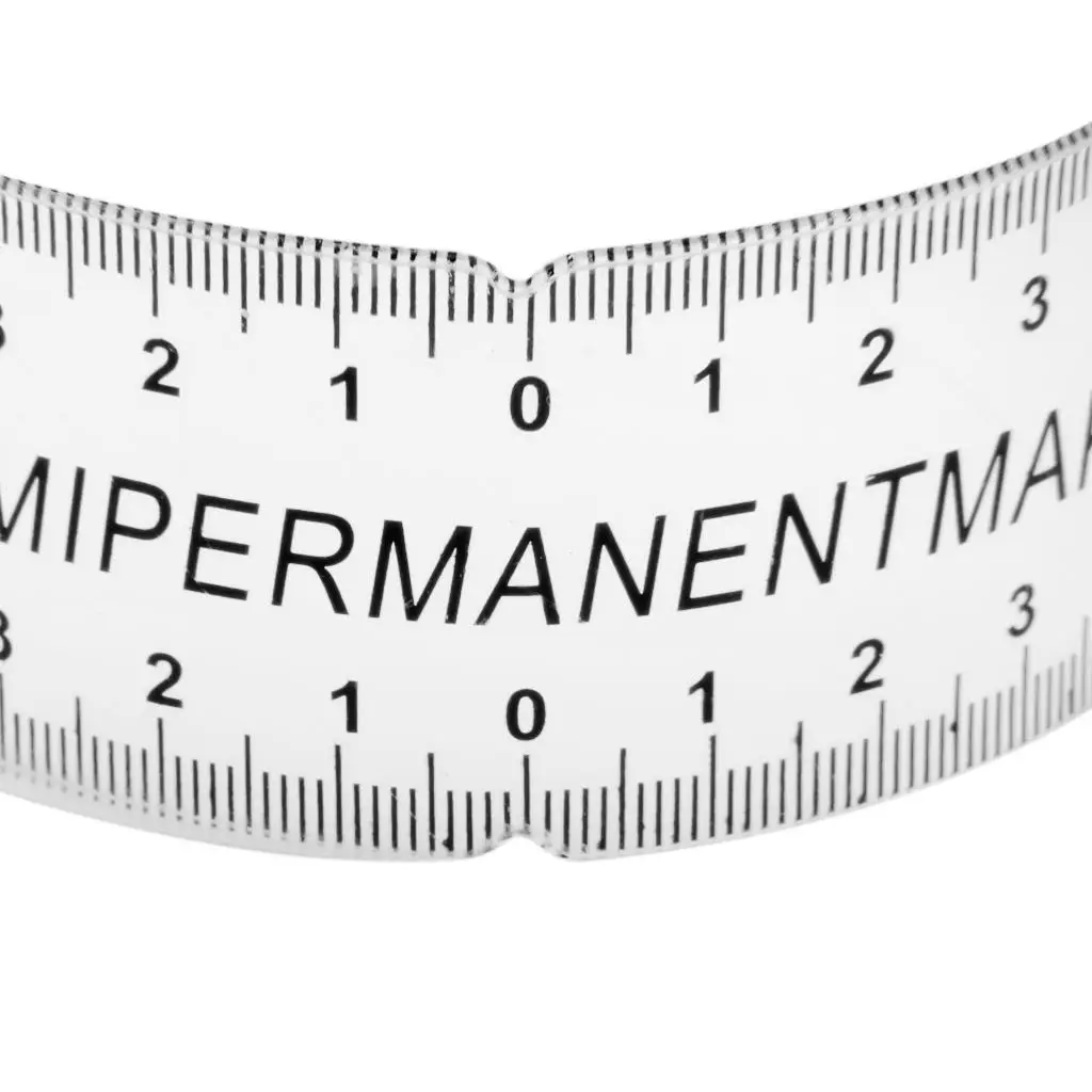 Eyebrow Designer Measurement Ruler Brow Mapping Stencil Eyebrow Accessories Synthetic Resin Tool for Makeup