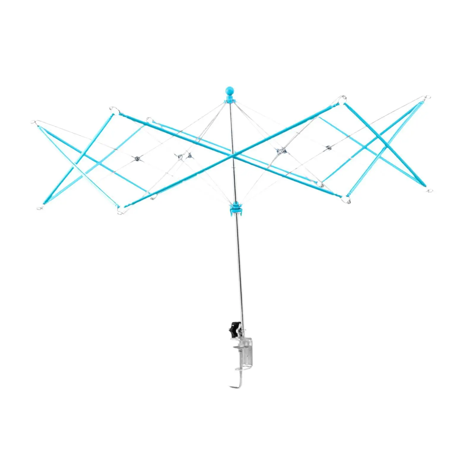 

Umbrella Swift Yarn Winder Gift Stable Knitting Holder for Table Sewing Home Blue