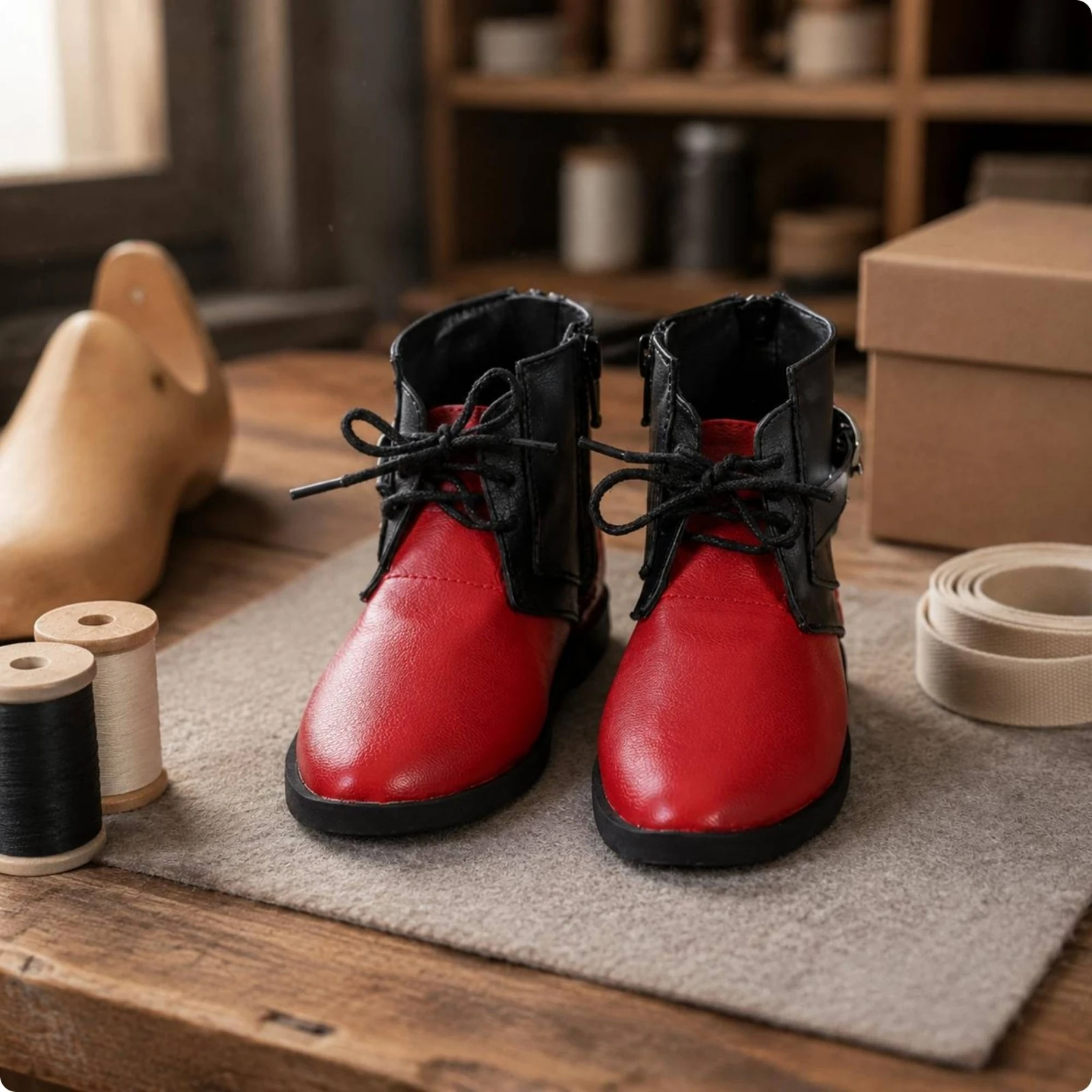 

1/3 Doll Lace-up Boots Realistic Toy Accessory